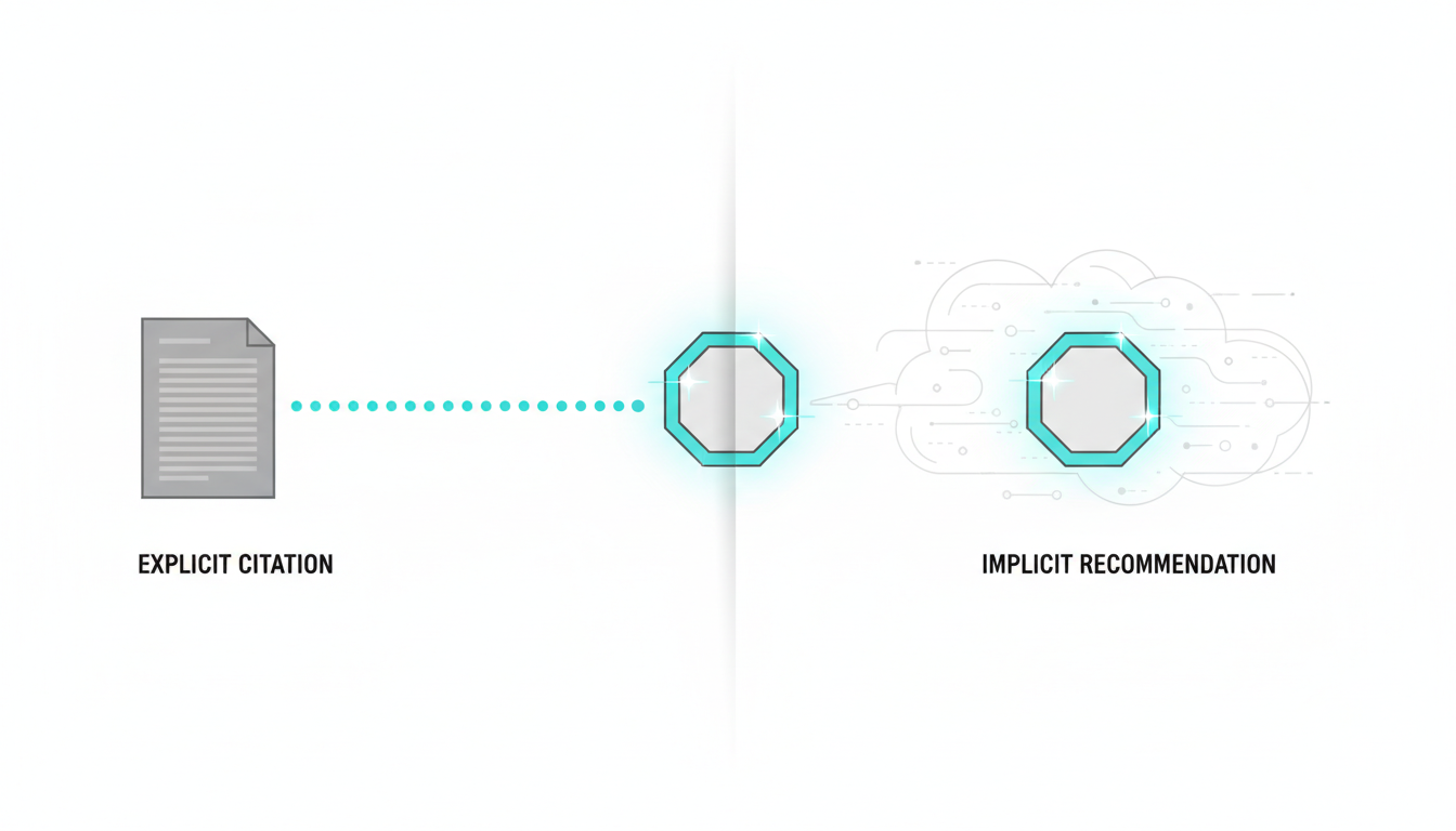 Why ChatGPT Mention Tracking Differs From Traditional Monitoring &mdash; Split conceptual illustration that could only belong to th